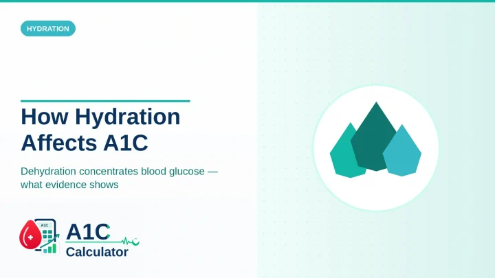 Hydration and Blood Sugar: How Dehydration Affects Glucose and A1C