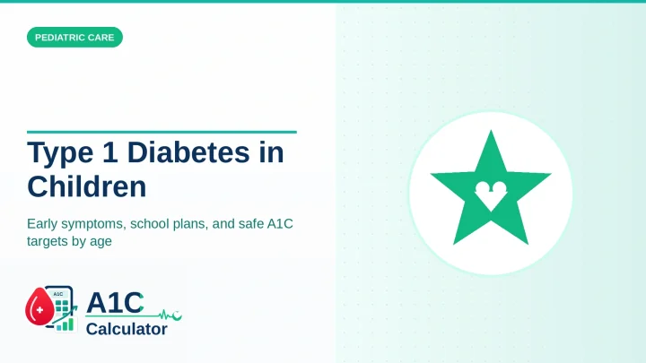 Type 1 Diabetes in Children: Symptoms, Diagnosis, and A1C Goals